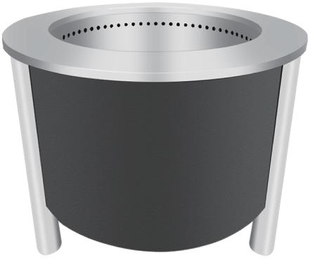 Barbecue all'aperto senza fumo Grill Corten Acciaio Gas Fire Pit Forma personalizzata Quadrato sferica