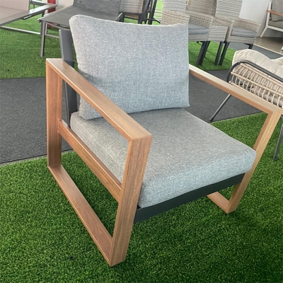 Mobili da giardino per esterno pieghevoli Divano in rattan in alluminio Set per tavolo da tè da angolo di lusso