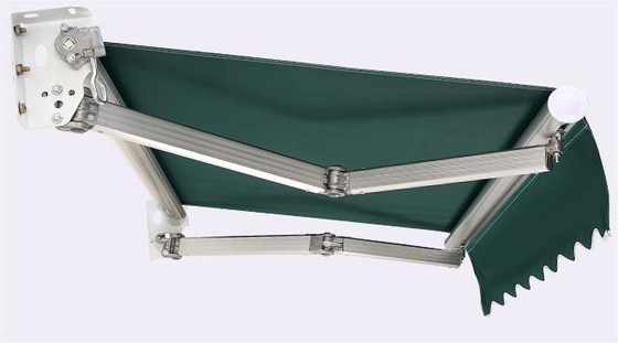 Finitura di vela rivestita in PU tipo ombrello solare completamente aperto Tollo KD con telaio in alluminio