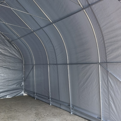 Tenda portabile per auto rifugio giardino magazzino capanno con pareti laterali e porte rimovibili