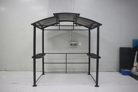 Barbecue a grill pieghevole Tenda padiglione per rifugio all'aperto Canopy 2.36*1.52*2.36M Barbecue