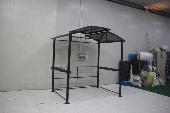 Barbecue a grill pieghevole Tenda padiglione per rifugio all'aperto Canopy 2.36*1.52*2.36M Barbecue