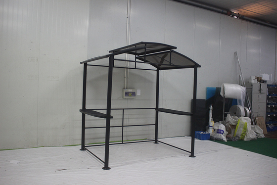 Barbecue a grill pieghevole Tenda padiglione per rifugio all'aperto Canopy 2.36*1.52*2.36M Barbecue