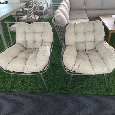Mobili da giardino per esterni Divano in rattan in alluminio Set con tavolo di lusso e compratori di tè