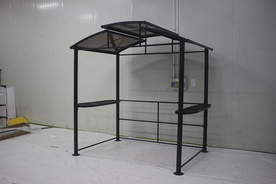 Barbecue a grill pieghevole Tenda padiglione per rifugio all'aperto Canopy 2.36*1.52*2.36M Barbecue