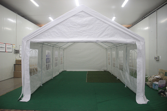 Natura Legno trattato a pressione Tipo esterno 400*800cm Tende di allungamento Marco metallico Marquette