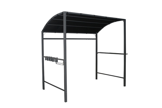 Patio esterno Polyester BBQ Rifugio Barbecue Gazebo con finitura di vela rivestita in polvere