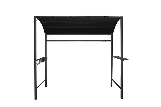 Patio esterno Polyester BBQ Rifugio Barbecue Gazebo con finitura di vela rivestita in polvere