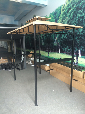 Materiale di poliestere 2.5*1.3*2.5M Tenda a baldacchino per barbecue Grill Gazebo