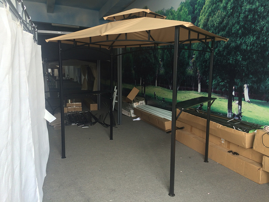 Materiale di poliestere 2.5*1.3*2.5M Tenda a baldacchino per barbecue Grill Gazebo