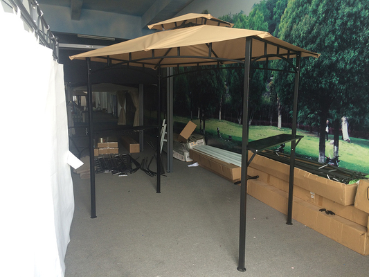 Materiale di poliestere 2.5*1.3*2.5M Tenda a baldacchino per barbecue Grill Gazebo