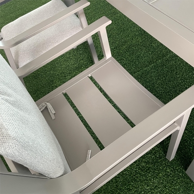 Divano in rattan in alluminio ripiegato in stile moderno per l' esterno