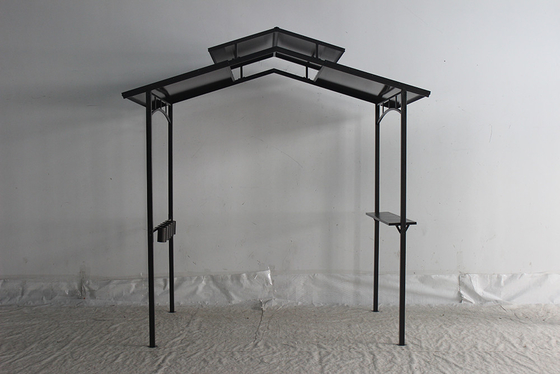Hard Top BBQ PC Board Grill Gazebo Cornice metallica per giardino esterno Parco patio Barbecue