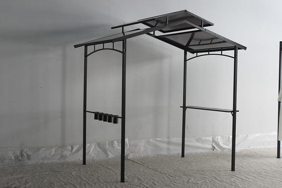 Hard Top BBQ PC Board Grill Gazebo Cornice metallica per giardino esterno Parco patio Barbecue
