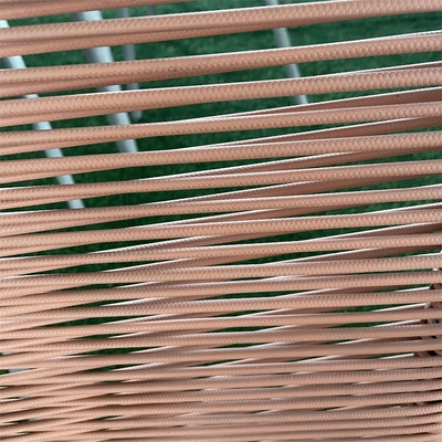 Mobili da giardino per esterni di alluminio Bistro Divano di rattan Set in stile di design moderno