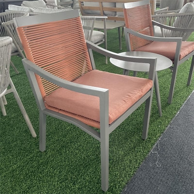 Mobili da giardino per esterni di alluminio Bistro Divano di rattan Set in stile di design moderno