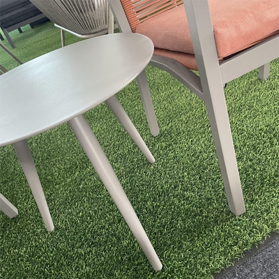 Mobili da giardino per esterni di alluminio Bistro Divano di rattan Set in stile di design moderno