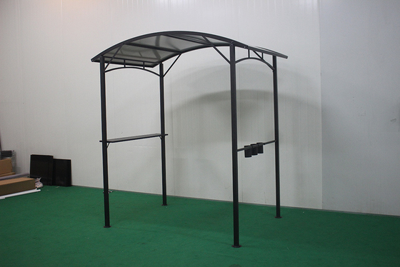 Hardtop BBQ Gazebo Padiglione esterno Tenda padiglione a quattro angoli con hardtop