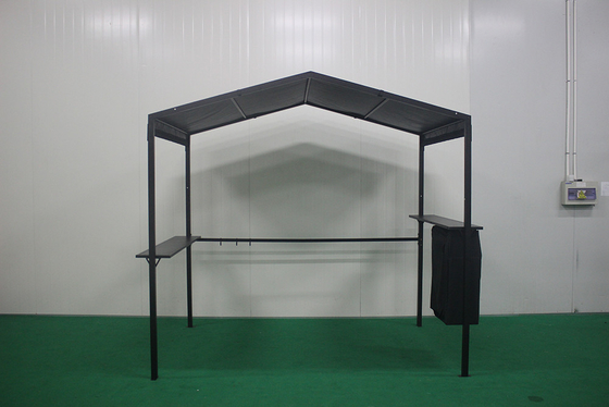 2.3*1.5*2.2M Copertura esterna in alluminio duro poliestere Gazebo con finitura di vela rivestita in polvere
