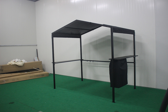 2.3*1.5*2.2M Copertura esterna in alluminio duro poliestere Gazebo con finitura di vela rivestita in polvere