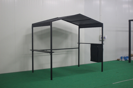 2.3*1.5*2.2M Copertura esterna in alluminio duro poliestere Gazebo con finitura di vela rivestita in polvere