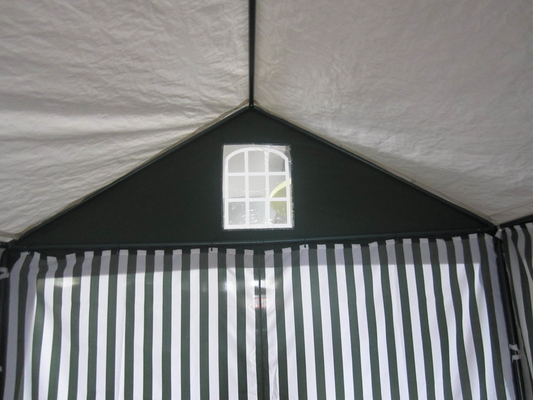 Metallo rivestito in polvere Rifugio auto Canopy Garage Tenda pieghevole rimontabile Carport portatile