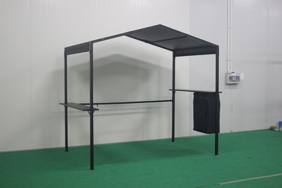 2.3*1.5*2.2M Copertura esterna in alluminio duro poliestere Gazebo con finitura di vela rivestita in polvere
