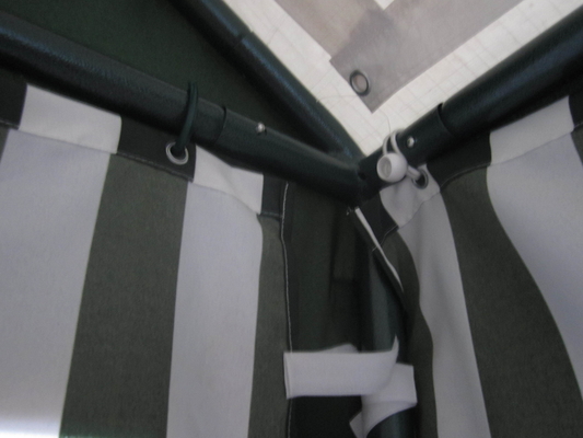 Metallo rivestito in polvere Rifugio auto Canopy Garage Tenda pieghevole rimontabile Carport portatile