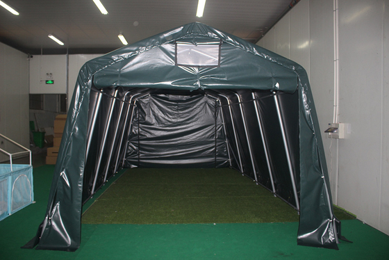 330*600*260cm impermeabile in PVC pieghevole Scaletta per biciclette Copertura riparo Tenda di stoccaggio Carport