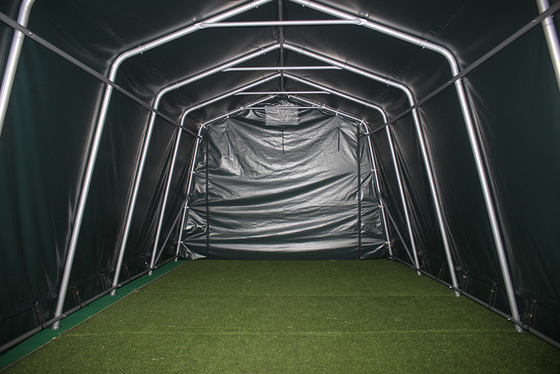 330*600*260cm impermeabile in PVC pieghevole Scaletta per biciclette Copertura riparo Tenda di stoccaggio Carport