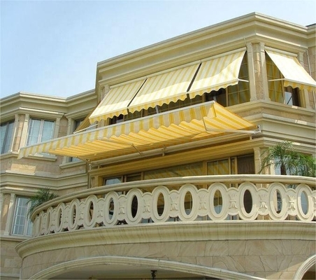 Tentiera di tipo completamente aperto in lega per esterni da 2,5*2 m Tentiera da giardino Tentiera da balcone a ombra solare
