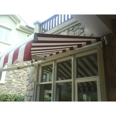 Avvolgimento di balcone a ombra solare 4,5*3m Tipo completamente aperto con funzionamento manuale ed elettrico