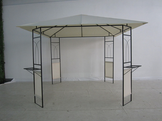 Double Roof Gazebo Outdoor Canopy Shelter con design personalizzabile e finitura rivestita in PVC