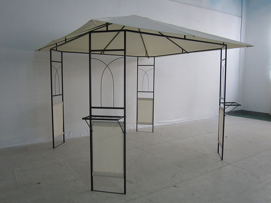 Double Roof Gazebo Outdoor Canopy Shelter con design personalizzabile e finitura rivestita in PVC