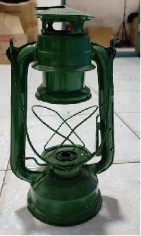 Sliver Metal Type Vintage Glass Decor Camping Hanging Light Lampade ad olio di cherosene di grande capacità