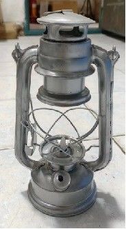 Sliver Metal Type Vintage Glass Decor Camping Hanging Light Lampade ad olio di cherosene di grande capacità