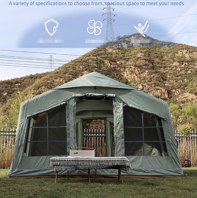 4 Stagioni Tenda per campeggio a schermo per zanzare 12.96m2 Spazio stanza Tenda gonfiabile