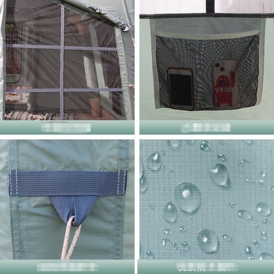 4 Stagioni Tenda per campeggio a schermo per zanzare 12.96m2 Spazio stanza Tenda gonfiabile