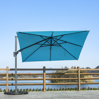Canopy solare collabile appeso per patio Offset Parasole ombrello contemporaneo