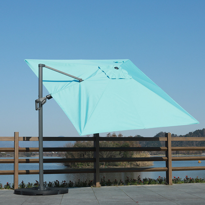 Canopy solare collabile appeso per patio Offset Parasole ombrello contemporaneo