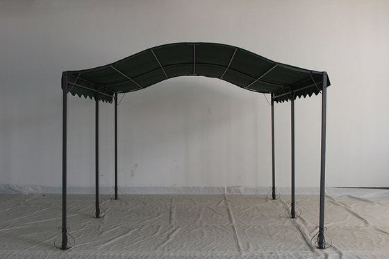 Cornice in acciaio personalizzabile Canopy esterno ad arco Giardino ombra Pergola Padiglione Gazebo