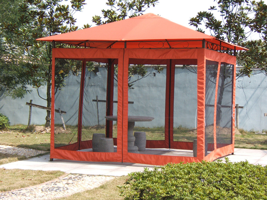 Arche giardino Pergola tenda in alluminio all'aperto Gazebo con tetto solare e telaio pesante