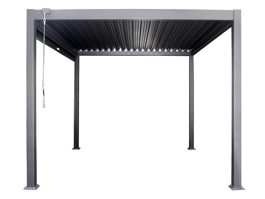 Cornice in alluminio PERGOLA 3x4m Luxury Modern Outdoor Waterproof Roof Metal Garden Pergola