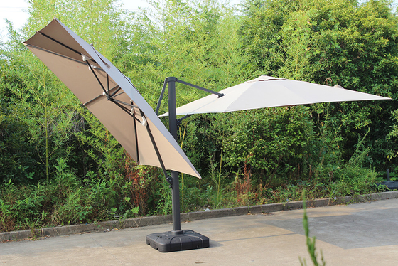 Parasole da giardino a doppio tetto per mobili da esterno 3m Disegno economico