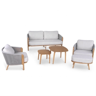 Alluminio telaio tavolo di lusso set Bistro per mobili da giardino per esterni colore personalizzato