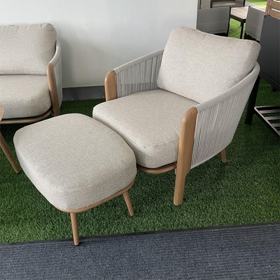Alluminio telaio tavolo di lusso set Bistro per mobili da giardino per esterni colore personalizzato