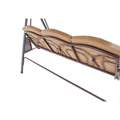 200*124*170cm Decorazioni da giardino Da esterno Letto a panca cuscinato con baldacchino Pergola Gazebo