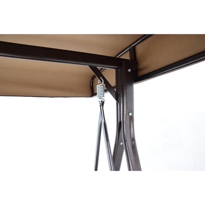 200*124*170cm Decorazioni da giardino Da esterno Letto a panca cuscinato con baldacchino Pergola Gazebo