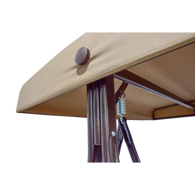 200*124*170cm Decorazioni da giardino Da esterno Letto a panca cuscinato con baldacchino Pergola Gazebo