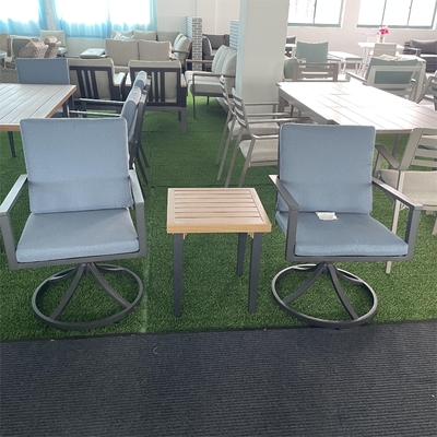 Dispositivi di giardino per esterni di colore personalizzabile Divano in rattan in alluminio